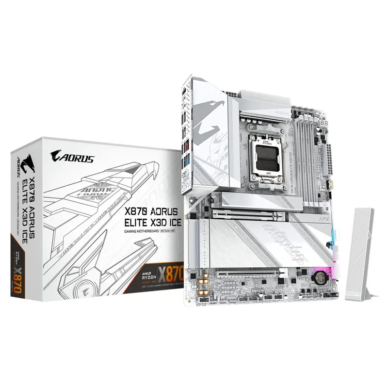 Gigabyte Płyta główna X870 AORUS ELITE X3D ICE AM5 4DDR5 HDMI ATX