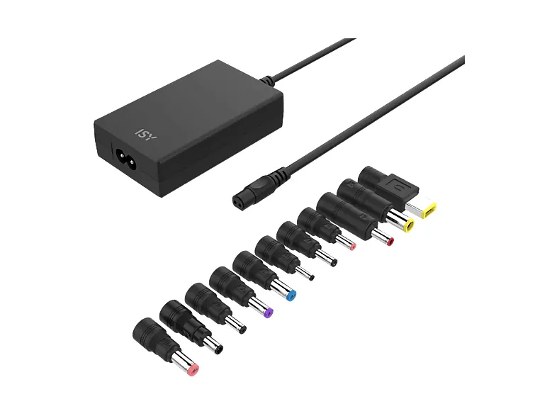 Uniwersalny zasilacz do laptopów ISY IAC-1065 65W Czarny