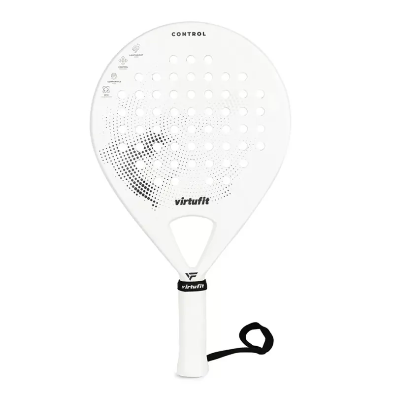 Rakieta do padla Virtufit Control - biało-czarna