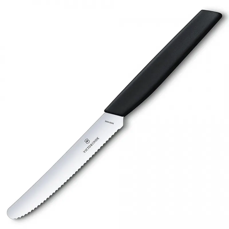Victorinox - swiss modern - nóż do warzyw i owoców - 11 cm - czarny