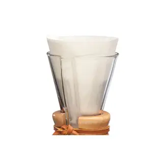 Filtry papierowe Chemex Half Moon, 100 szt. (do Chemexa 3-Cup)