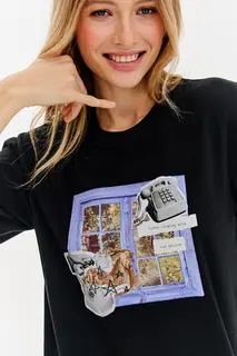 T-shirt Old Hello S/M