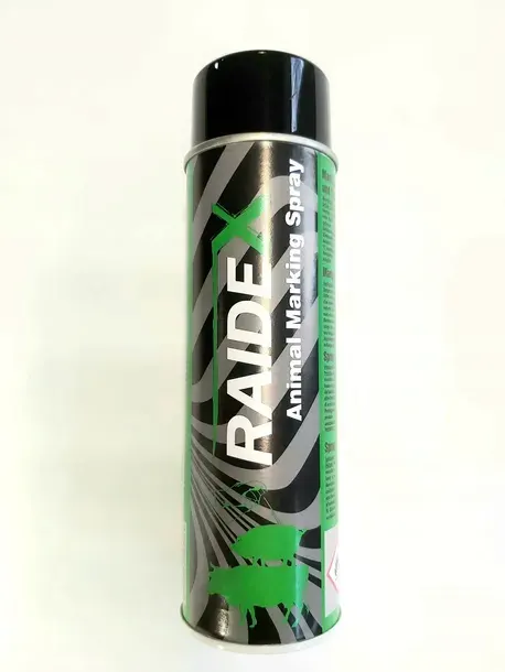 Spray Raidex do znakowania zwierząt 500 ml GREEN