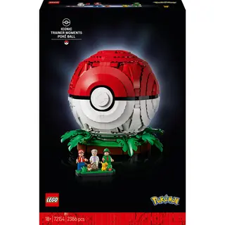 Klocki LEGO Pokemon Kultowy Pokéball z Trenerami 72154