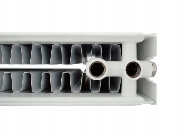 Grzejnik panelowy stalowy HEAT PRO CV22 500×500 DWUPŁYTOWY BOCZNY DOLNY