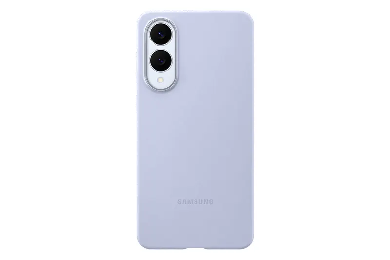 Etui Samsung Silicone Case S25 Edge jasnoniebieskie