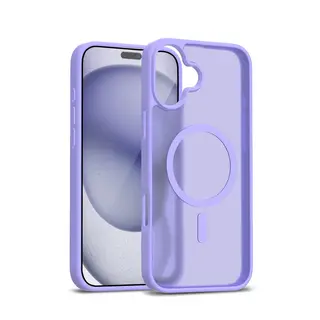 CRONG Etui Hybrid Matte Magnetic Etui MagSafe iPhone 17 Lawendowe