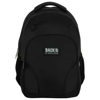 BACKUP PLECAK SZKOLNY MŁODZIEŻOWY POJEMNY CZARNY BLACK