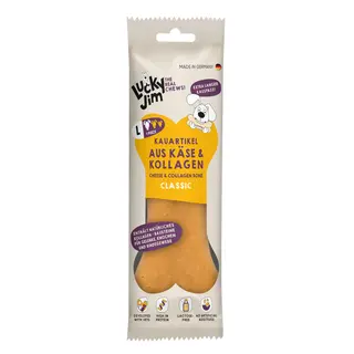 Lucky Jim Kość do żucia L - Ser i kolagen, Classic (120 g)