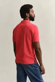 Gant Bawełniane Polo Męskie Z Krótkim Rękawem Regular Fit