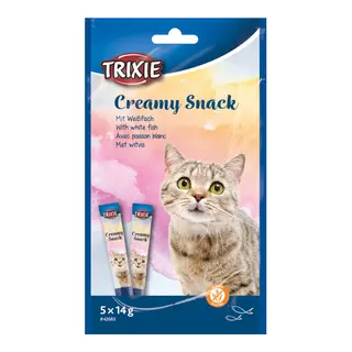 Trixie Creamy Snack, z białą rybą - 5 x 14 g
