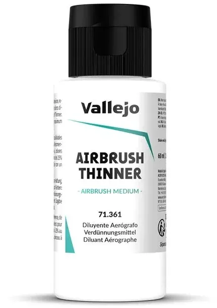 Vallejo 71361 Airbrush Thinner 60ml. rozcieńczalnik