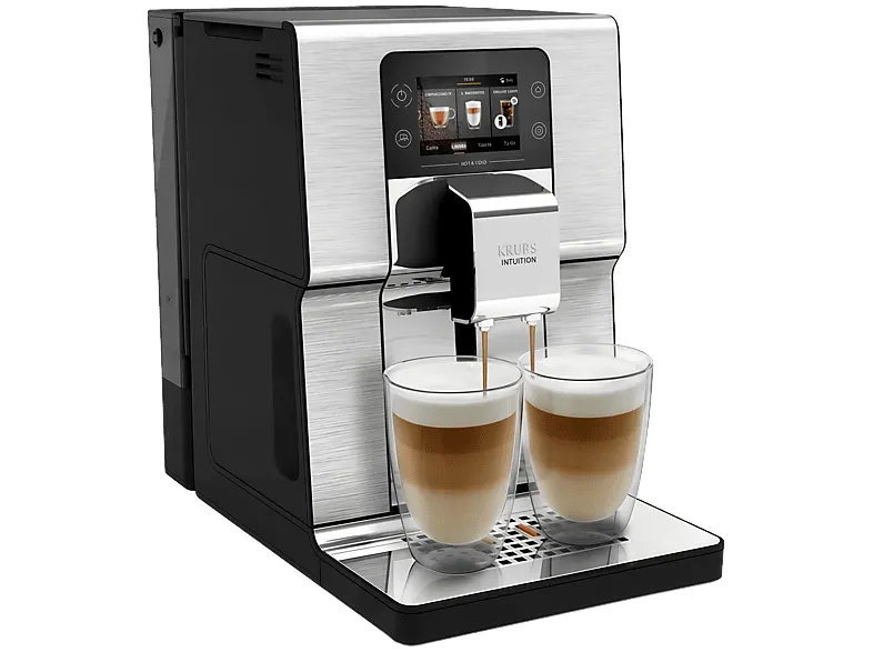Ekspres ciśnieniowy KRUPS EA879EE0 Intuition Experience Hot&Cold Srebrny