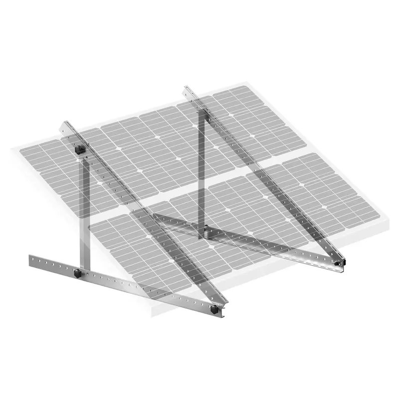 Uchwyty do Paneli Słonecznych 127 cm Regulowane 0-90° Aluminium 100-550 W