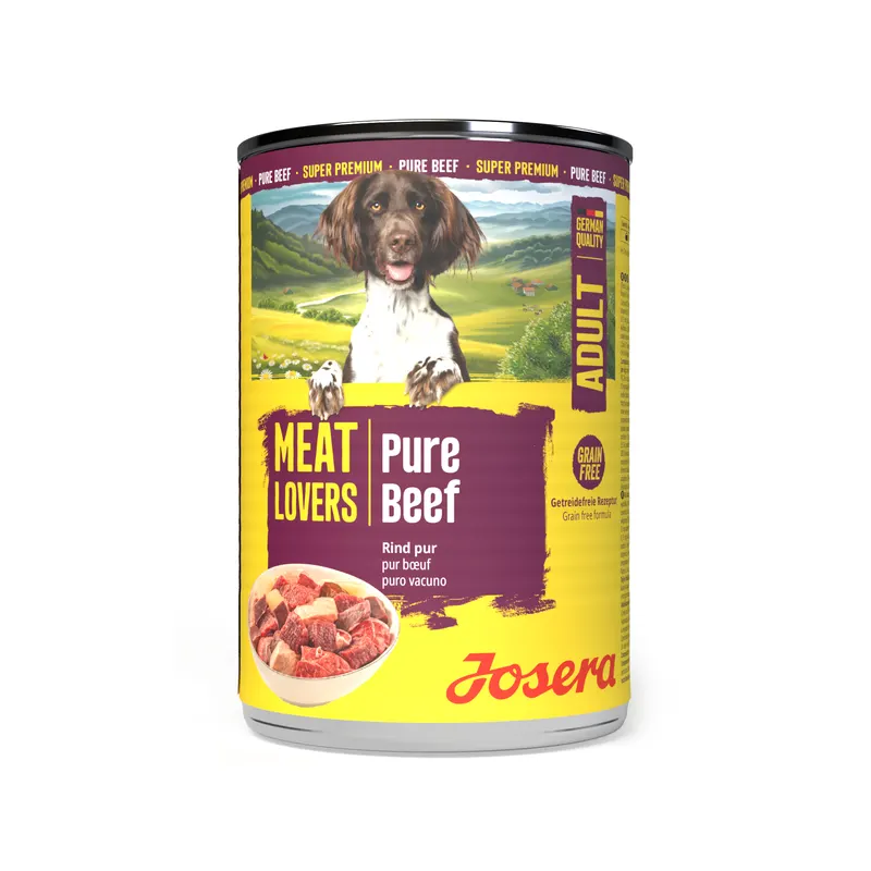Josera Meatlovers Pure, 6 x 400 g - Wołowina (nowy wygląd)