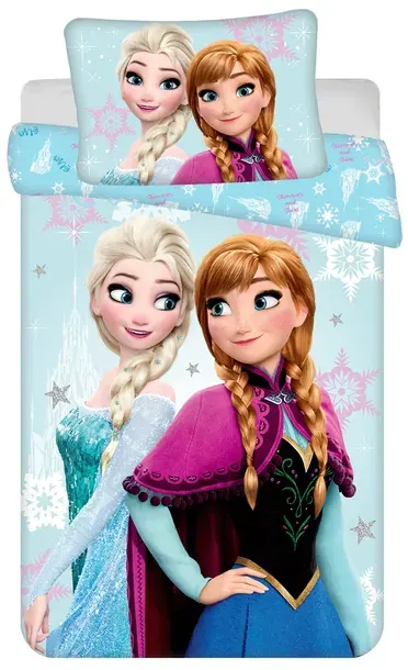 POŚCIEL 140x200 KRAINA LODU FROZEN ELSA ANNA OLAF