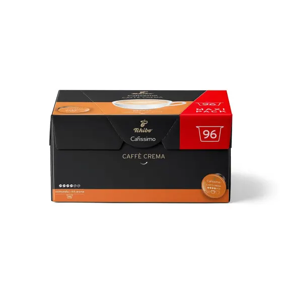 Kapsułki do ekspresu Tchibo Cafissimo / Caffitaly Tchibo Cafissimo Caffè Crema Rich Aroma, 96 szt.