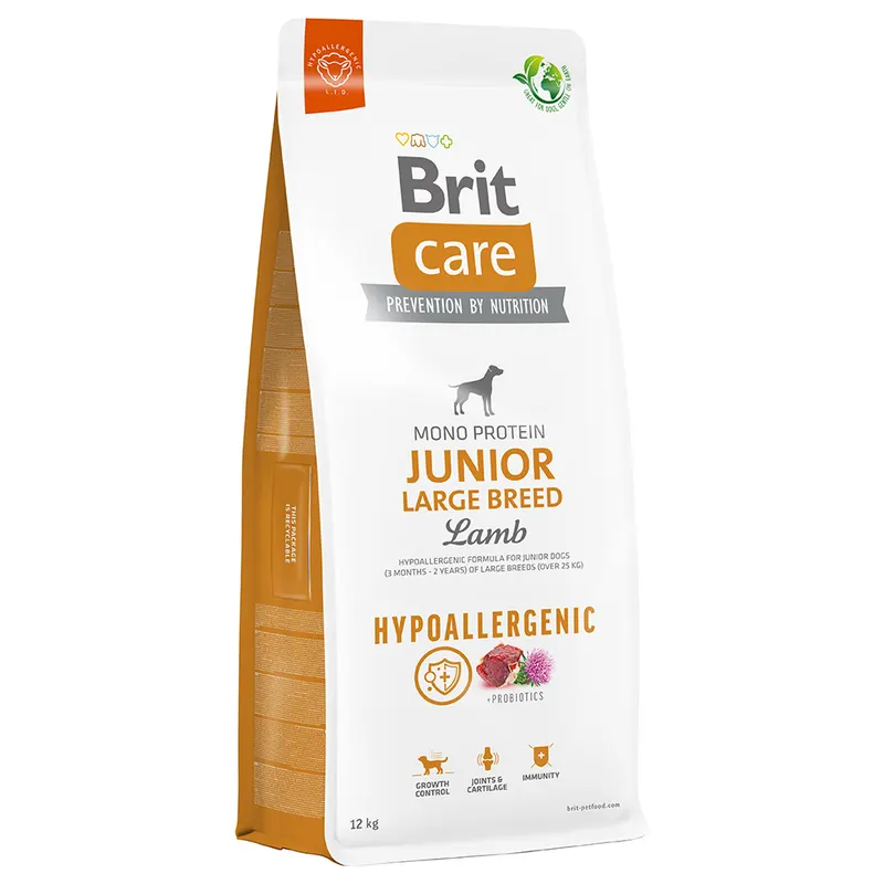 Brit Care Dog Hypoallergenic Junior Large Breed, jagnięcina i ryż - 12 kg