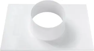 PLASTIKOWY KOŁNIERZ DO RURY WENTYLACYJNEJ 10 CM ZŁĄCZA KANAŁOWEGO