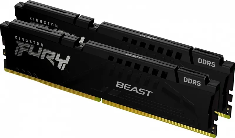 Kingston Pamięć DDR5 Fury Beast 16GB(2*8GB)/5600 CL40 czarna