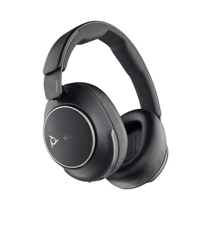 Zestaw słuchawkowy Poly Voyager Surround 80 UC USB-C z certyfikatem Microsoft Teams + przejściówka USB-C/A