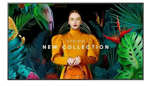Samsung Monitor profesjonalny QB75C 75 cali Błyszczący 16h/7 350(cd/m2) 3840x2160 (UHD) S10 Player (Tizen 7) Wi-Fi/BT 3 lata On-Site (LH75QBCEBGCXEN)