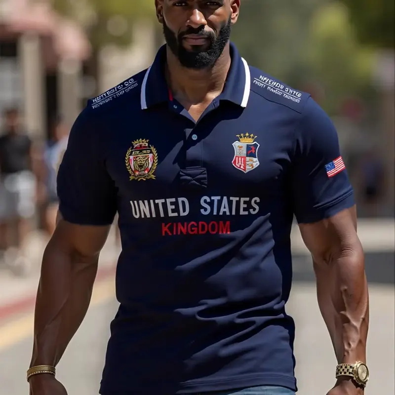 High-end Men's Clothing Polo Shirts for Men 100% Cotton Guangzhou many Korean Reviews Golf Wear Short Sleeve Collar Tee Shirt