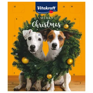 VITAKRAFT Merry Christmas kalendarz adwentowy dla psa - Różnorodny wybór przysmaków