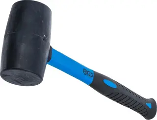 MŁOTEK GUMOWY Ø 65 MM TRZONEK WŁÓKNO SZKLANE 720 G CZARNY