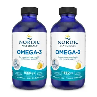 2x Nordic Naturals Omega-3 1560mg EPA DHA Cytryna 237ml ODPORNOŚĆ Serce