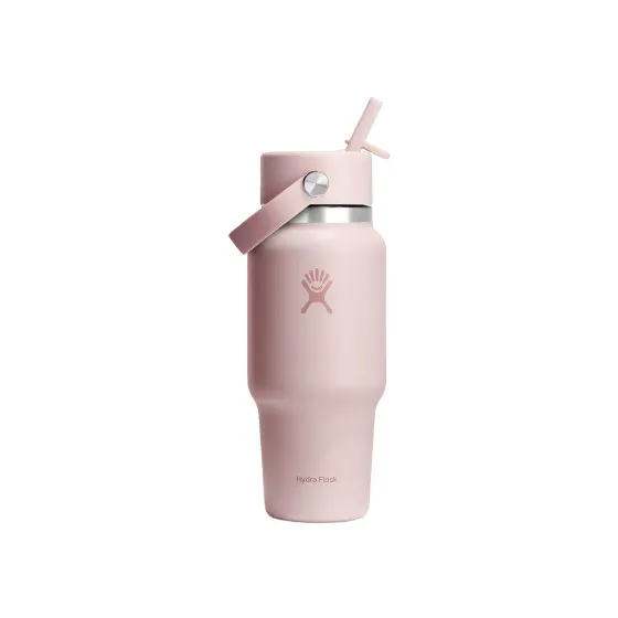 Podróżna butelka na wodę Hydro Flask Wide Mouth Flex Straw Cap Trillium, 710 ml