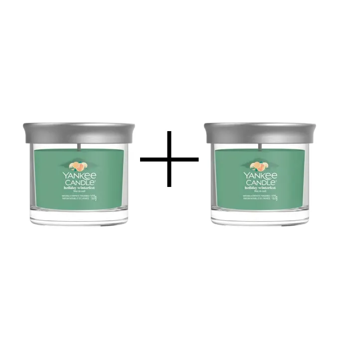 Yankee Candle Tumbler Świeca w Małym Słoiku Holiday Winterfest 1+1