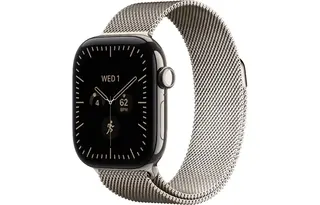 Smartwatch Apple Watch Series 12 GPS + Cellular 42mm tytan naturalny + bransoleta mediolańska naturalny