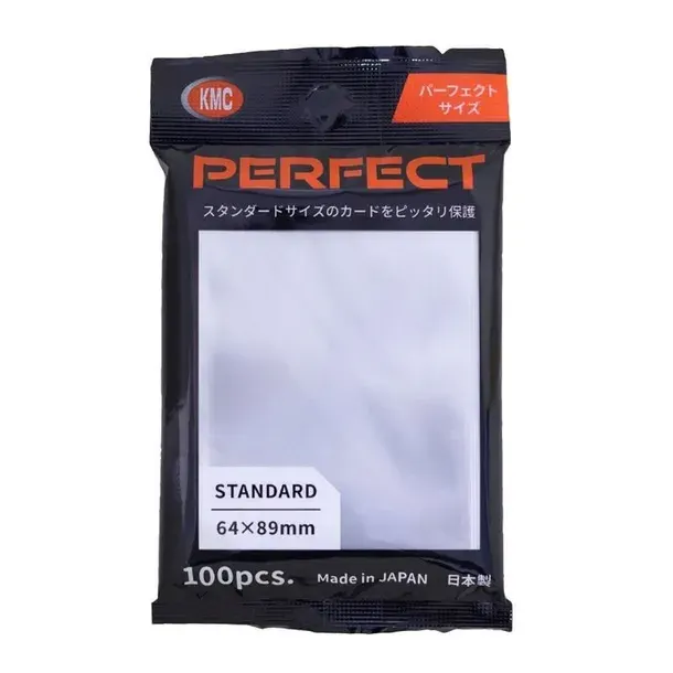 Protektory Perfect Size Fit koszulki na karty MtG Pokemon 100 sztuk KMC 202