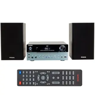 MIKROWIEŻA AIWA MSBTU-700DAB WIEŻA MOC 50W EQUALIZER RADIO ZEGAR USB AUX