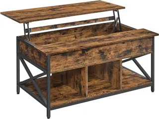 Stolik kawowy z rozkładanym blatem ława 100x60x62 vintage LOFT
