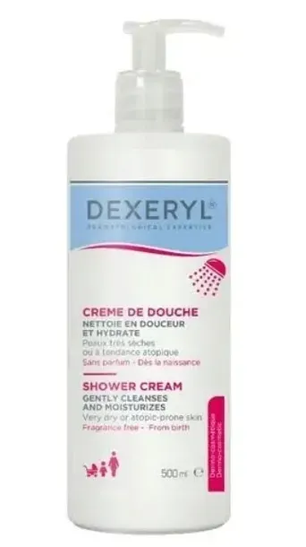 Dexeryl Shower krem myjący pod prysznic AZS skóra sucha atopowa 500 ml
