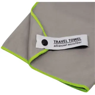 Ręcznik podróżny TravelSafe Terry/Mikrofibra L, szary/zielony