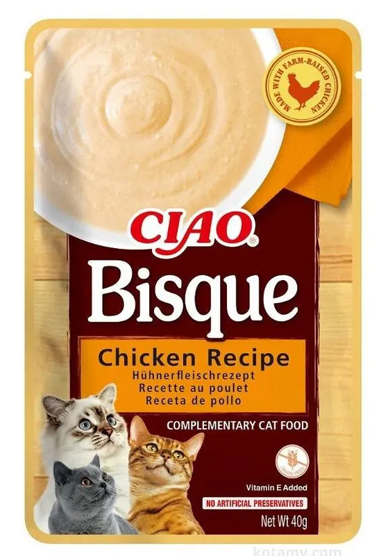 INABA Ciao Bisque Chicken Zupa z kurczakiem - przysmak dla kota - 40g