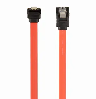 Gembird Kabel do dysków SATA DATA III (6GB/S)10cm metalowe zatrzaski kątowy