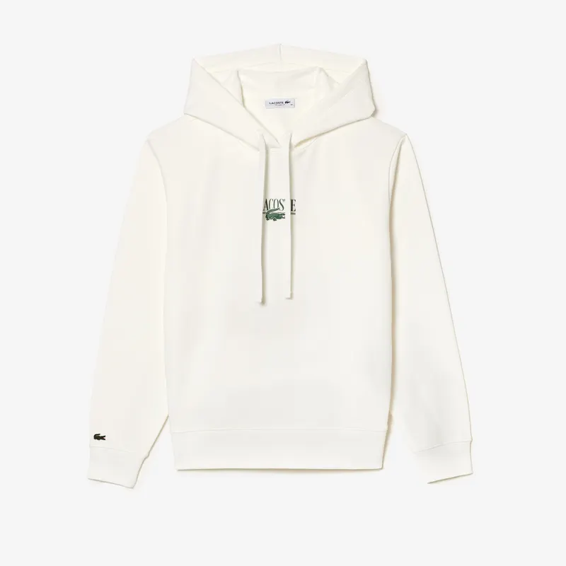 Lacoste Bluza Z Kapturem Jogger Z Nadrukiem