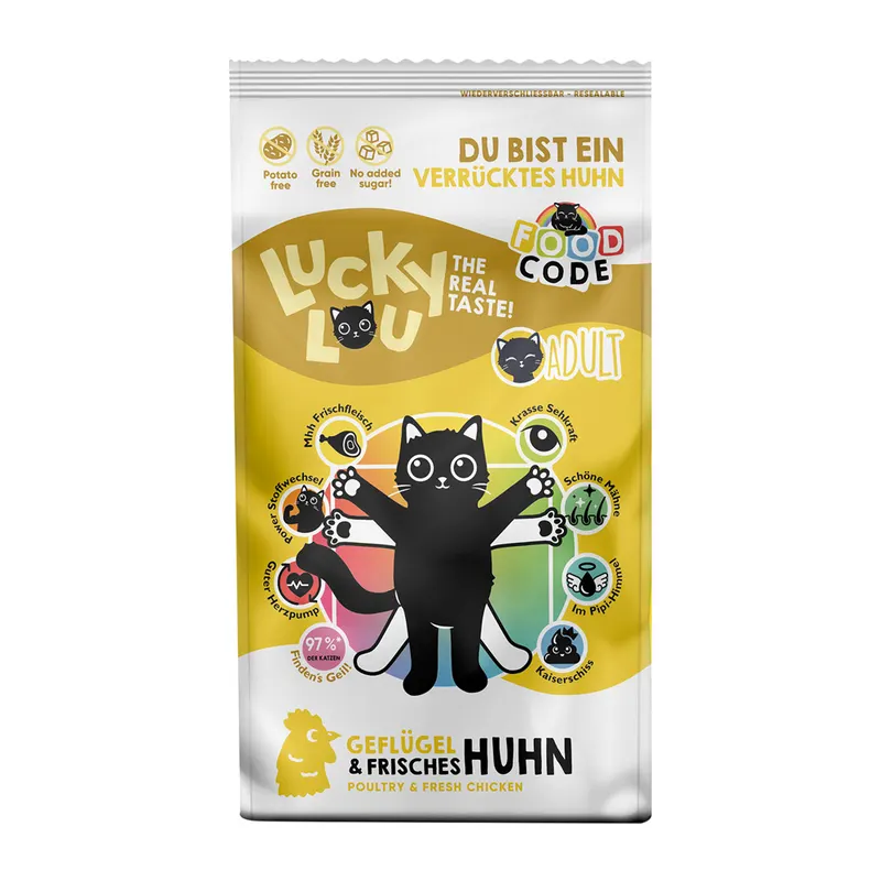 Lucky Lou Adult drób i kurczak - 340 g