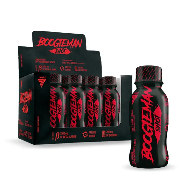 ZESTAW shotów BOOGIEMAN BUBBLE GUM o smaku gumy balonowej 12 szt. x 100 ml