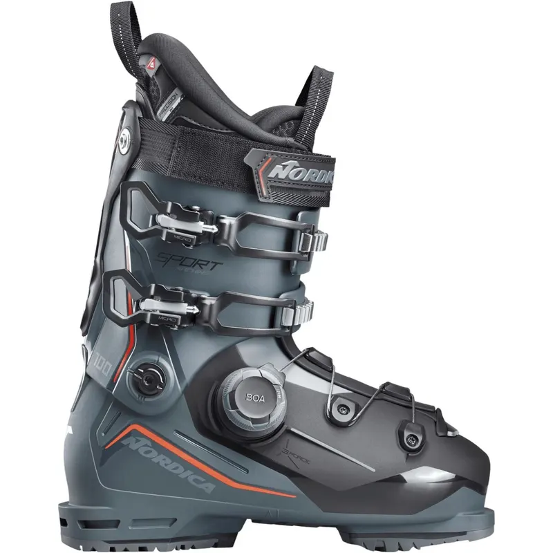 Nordica Sportmachine 3 100 BOA, buty narciarskie, męskie, zielone/czarne