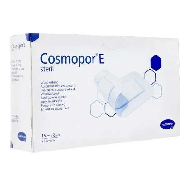COSMOPOR E Steril jałowy opatrunek 15x8cm 25 sztuk