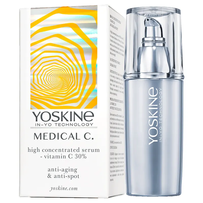 Yoskine Medical C. serum z Witaminą C 30% przeciw zmarszczkom i przebarwieniom z japońską witaminą C i ekstraktem z mandarynki Satsuma 30 ml