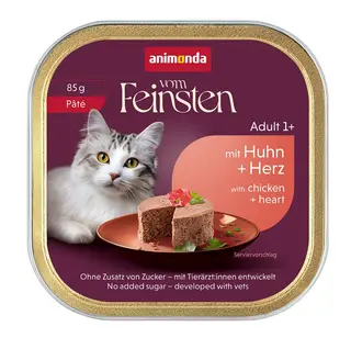 ANIMONDA Vom Feinsten Adult Pâté Kurczak i serca - mokra karma dla kota - 85g