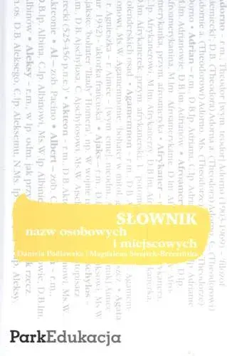 Słownik nazw osobowych i miejscowych