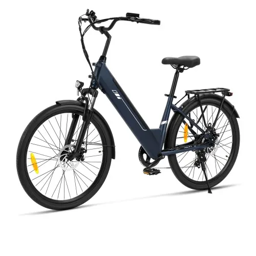 Foride Roamer 2 ST Rower elektryczny z niską ramą, silnik 250 W, zasięg 100 km, 7-biegowa przekładnia Shimano