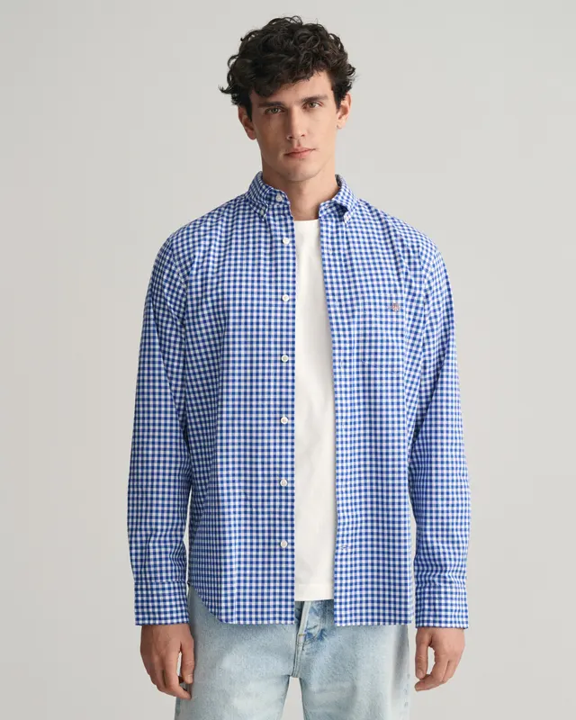 Gant Koszula Z Popeliny Gingham Regular Fit